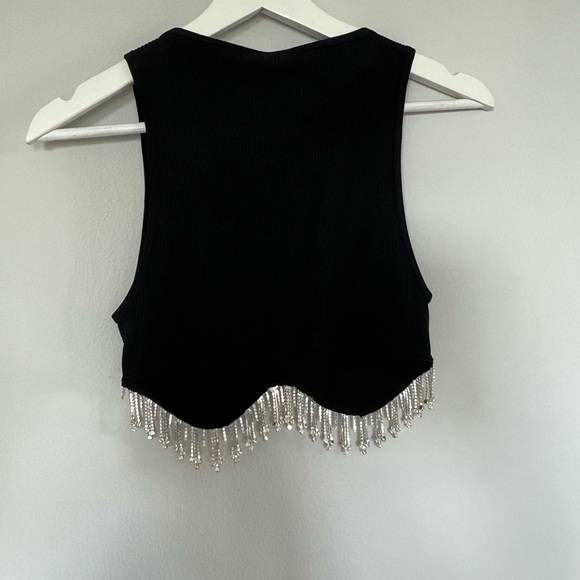 ZARA NWT Jewelled Tank Top, Size Small - Picture 2 of 2